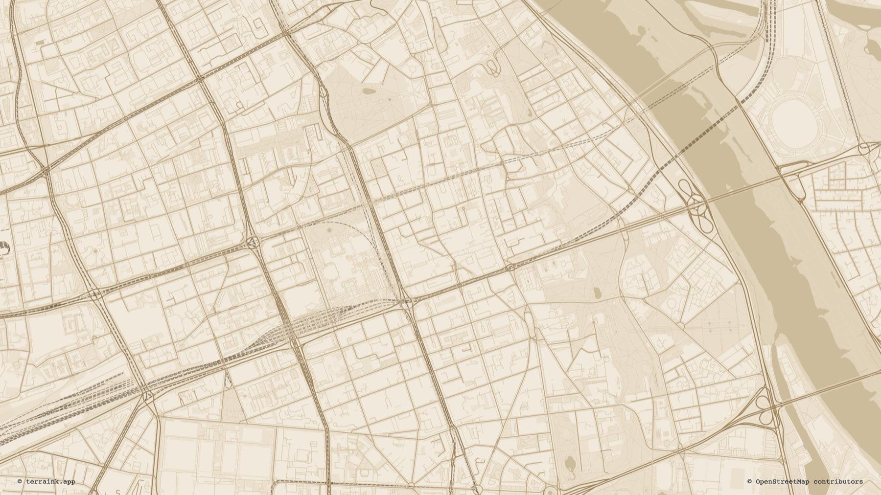 Mapa lokalizacji kancelarii przy placu Defilad 1 w&nbsp;Warszawie — w&nbsp;pobliżu ulice Marszałkowska, Świętokrzyska, Emilii Plater i&nbsp;Aleje Jerozolimskie